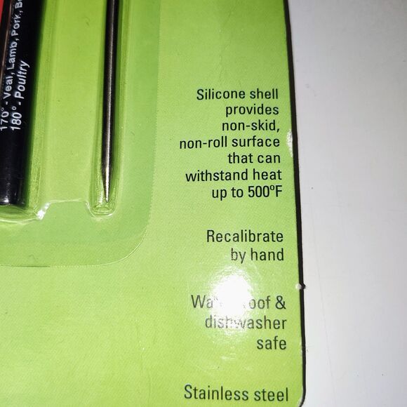 Instant Read Thermometer Large Dial, Dishwasher Save, Analog - Picture 2 of 5